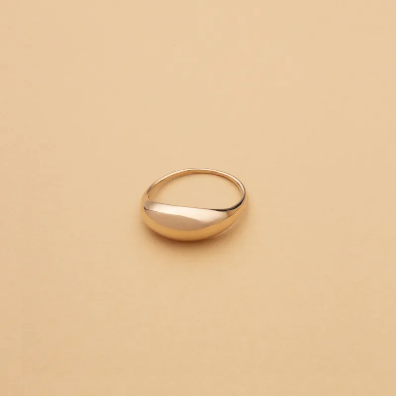 Prsten z červeného zlata