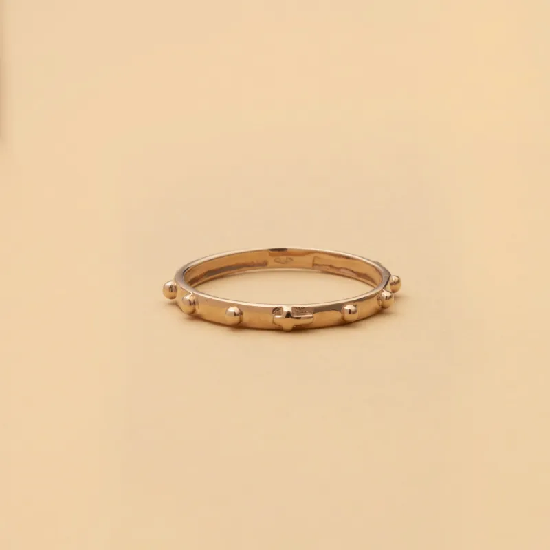 Roségouden ring