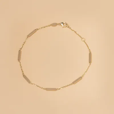 Geelgouden armband