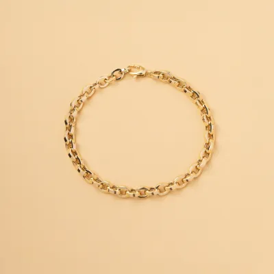 Holle geelgouden armband