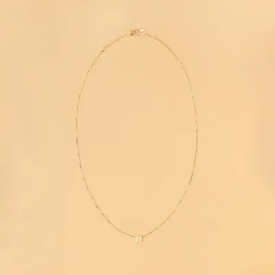 Yellow gold lightweight neklace