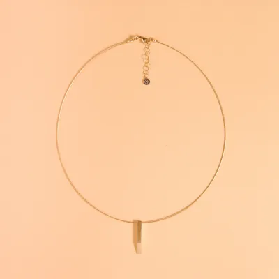 Yellow gold neklace from "Futura" collection