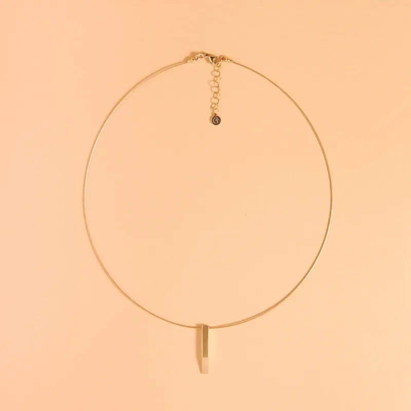 Yellow gold neklace from "Futura" collection