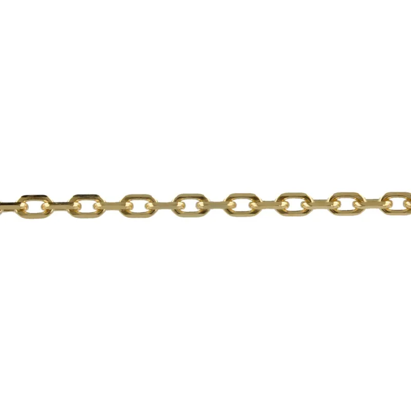 Diamond-cut anchor chain
